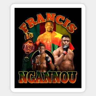 Francis Ngannou Vintage Sticker